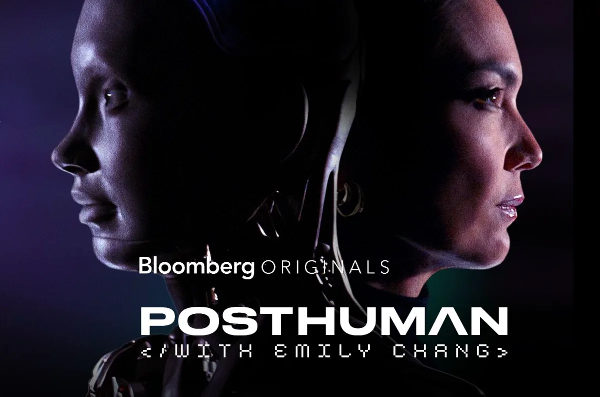 Hossein Rahnama speaking with Emily Chang on Bloomberg Originals